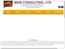 Tablet Screenshot of beekconsulting.com